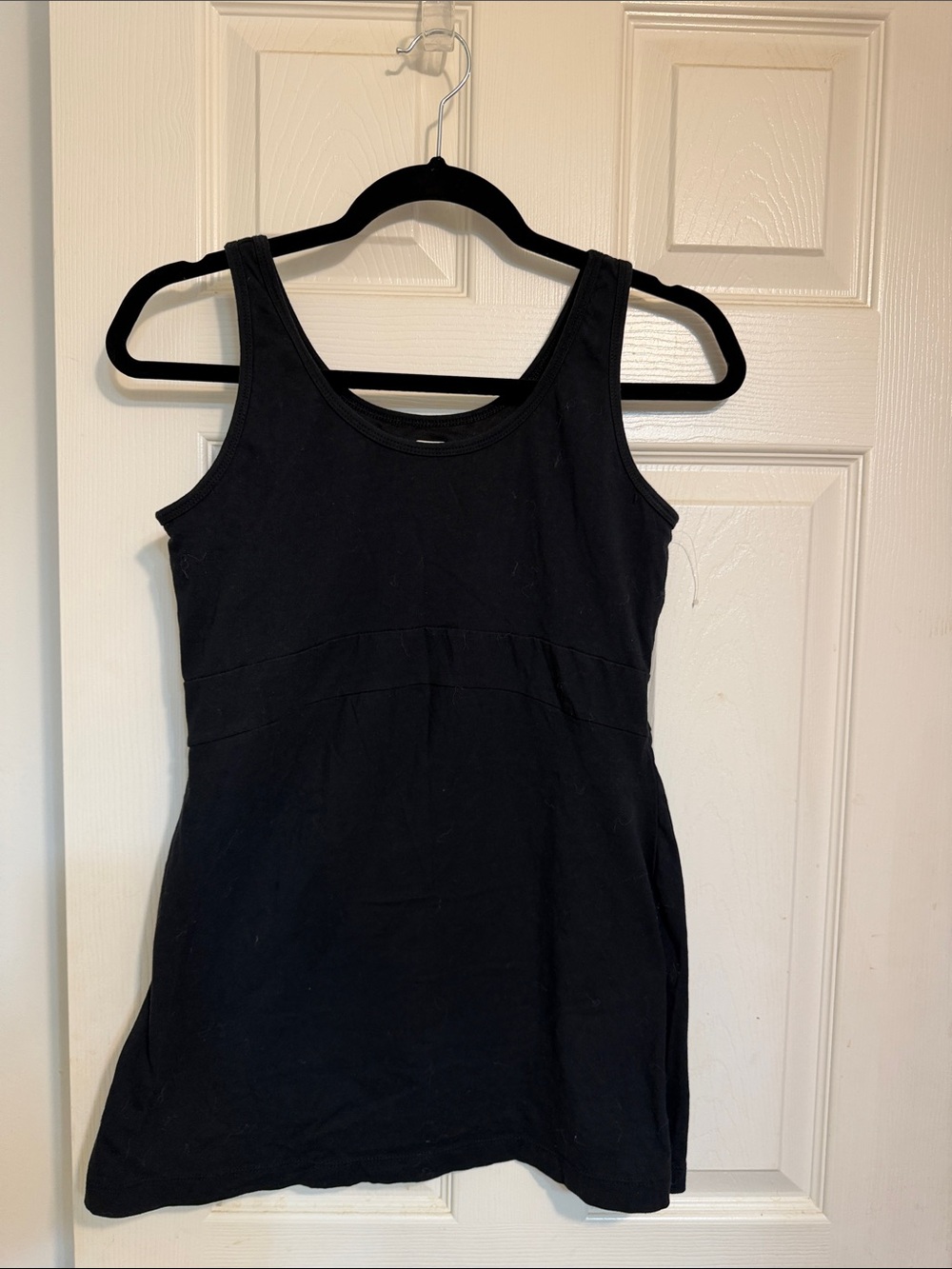 Danskin Black Sleeveless Tank Midi Dress